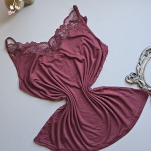 تاپ زنانه تمام نخ پنبه دانتل آلمانی برند Esmara